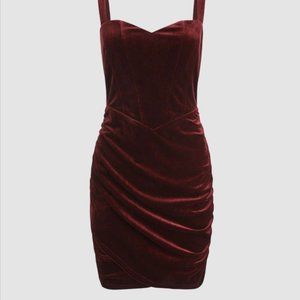 Velvet Corset Cami Mini Dress (CIDER)